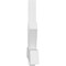 Ekena Millwork Kennewick Architectural Grade PVC Gable Bracket, 108"W x 31 1/2"H x 4"D x 6"F, 7/12 Pitch GBP108X32X0406KEN00 - alternate 3